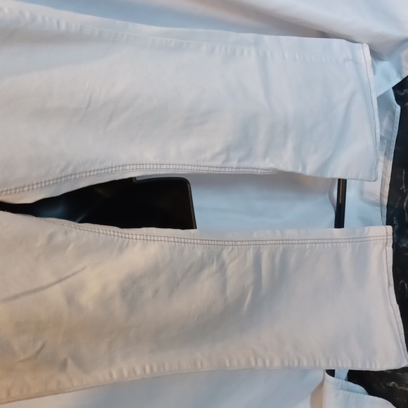 LOVE NATION White Denim boot cut,  distressed Rhinestone pockets Size 12 jeans - Picture 3 of 6